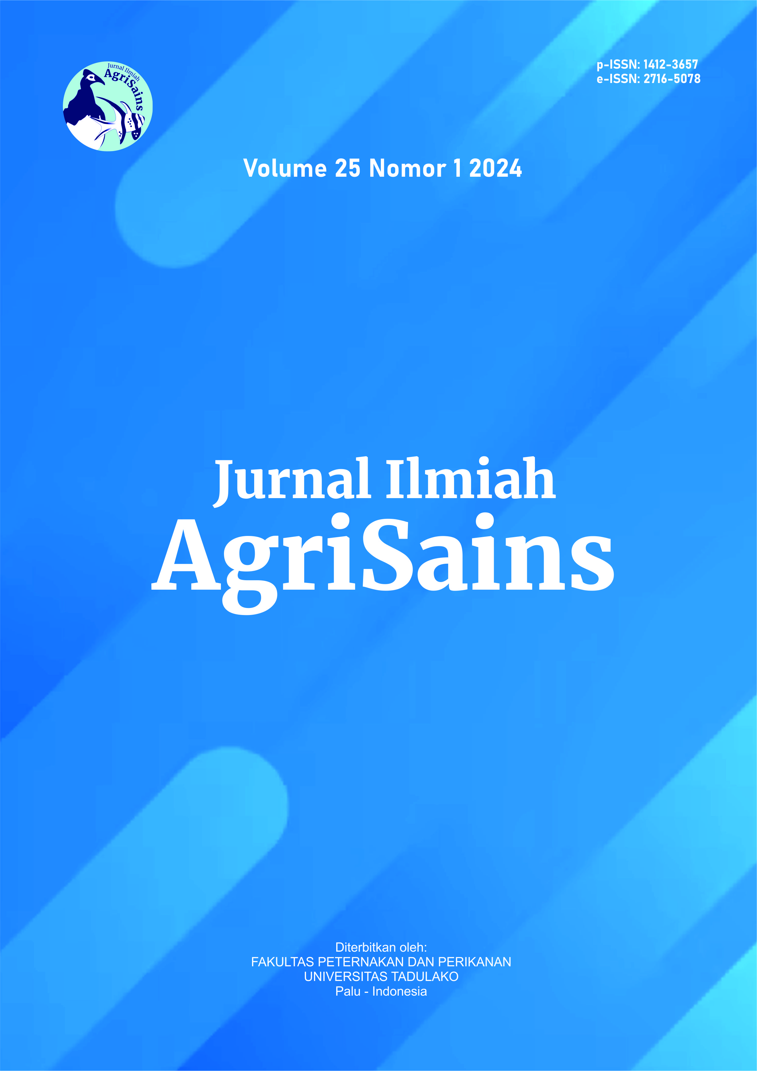 					View Vol. 25 No. 1 (2024): Jurnal Ilmiah AgriSains
				