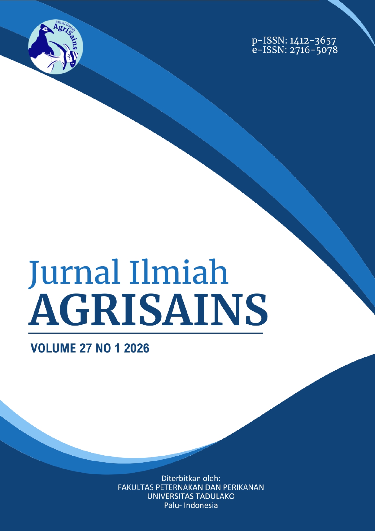					View Vol. 27 No. 1 (2026): Jurnal Ilmiah AgriSains
				